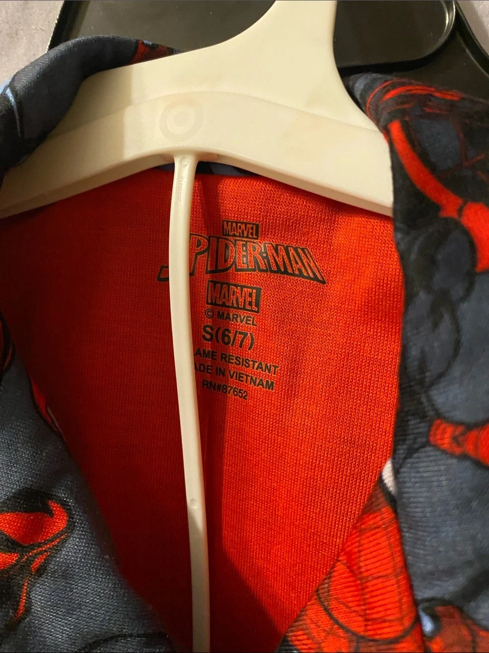 Marvel Spider-Man Short Sleeve Pajama Set - Red & Gray